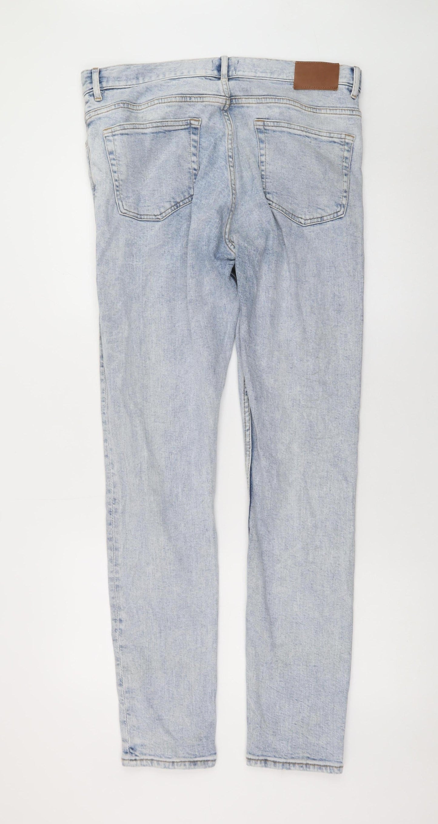 H&M Women's Blue Skinny Fit Denim Jeans Size 33