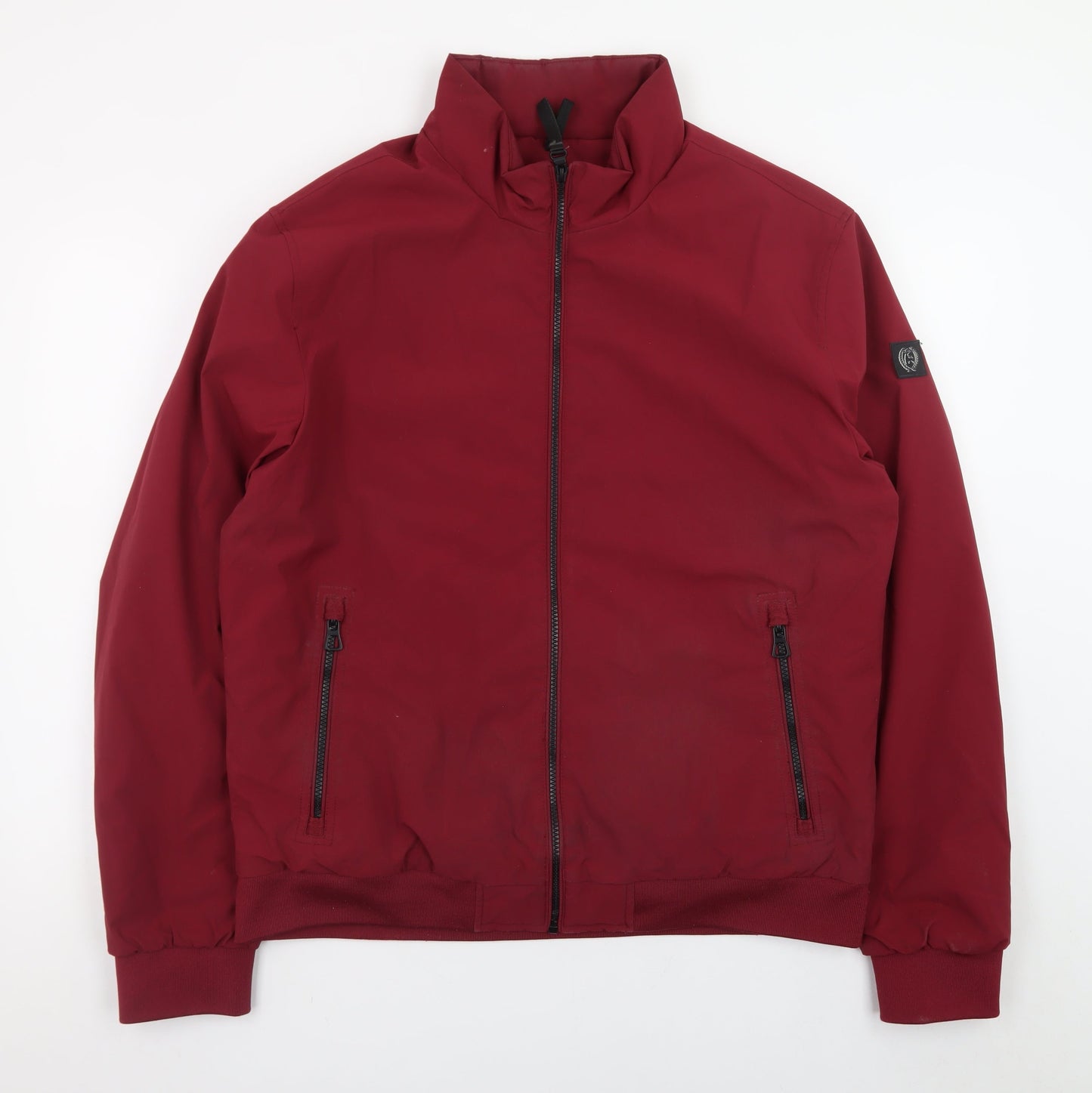 Lerros Men's Red Bomber Jacket L Full Zip Softshell Casual