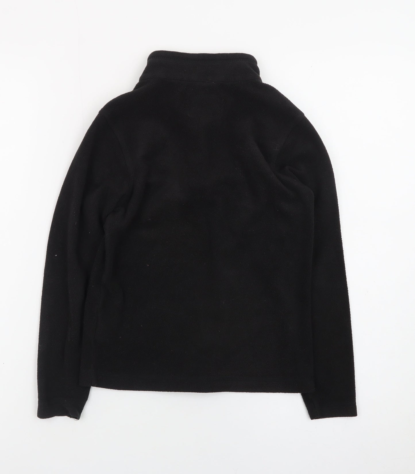 Regatta Boys Black Fleece 1/2 Zip Pullover Sweatshirt 9-10 Years