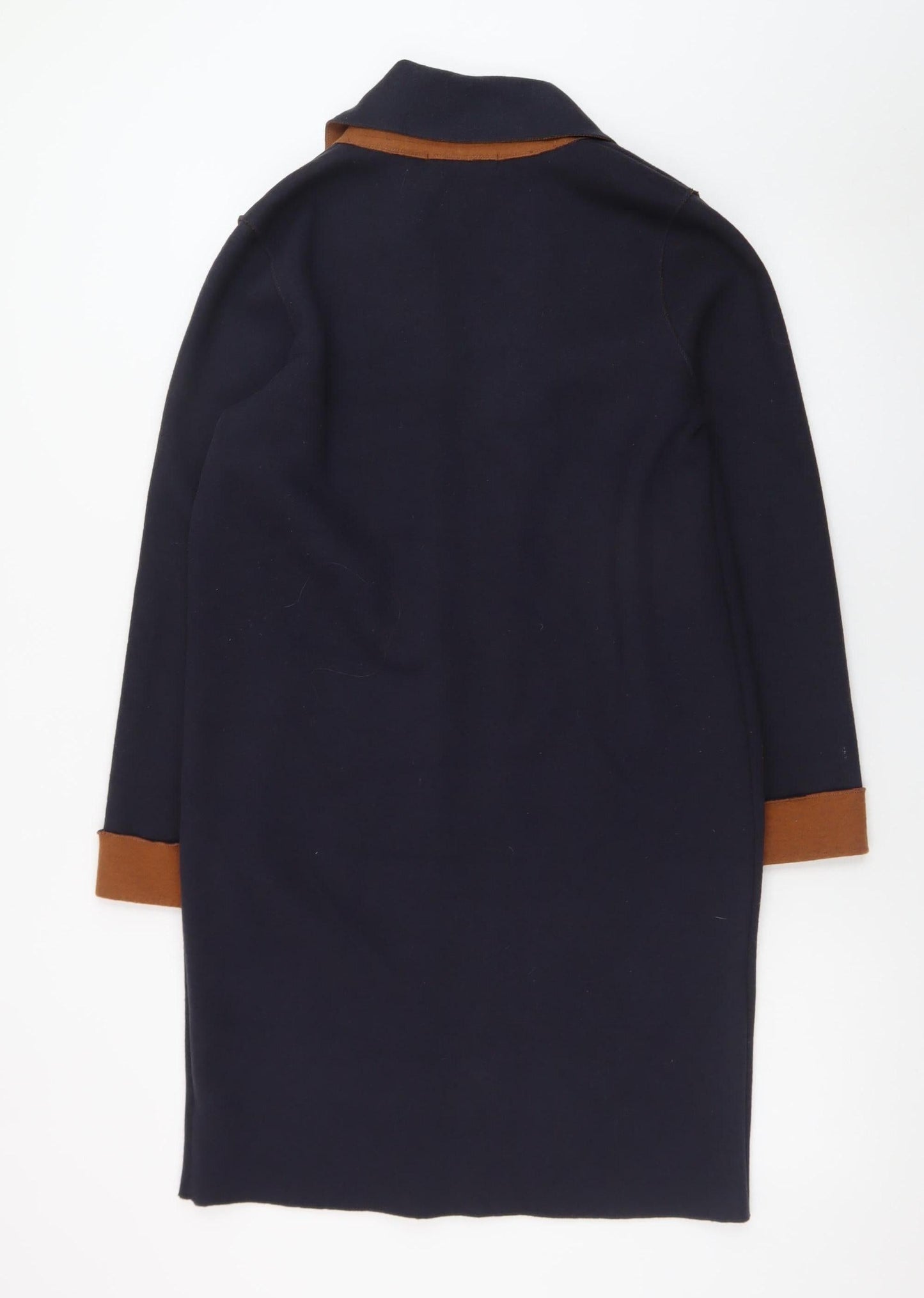 Marks and Spencer Womens Blue Cardigan Medium Knit Open Front