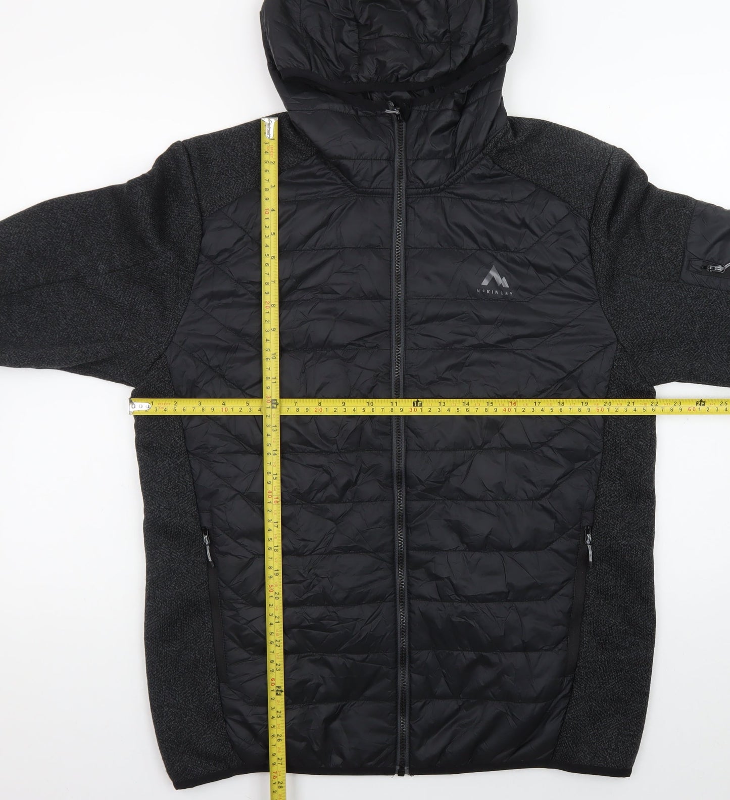 McKINLEY Men's Black XL Puffer Hooded Insulated Jacket