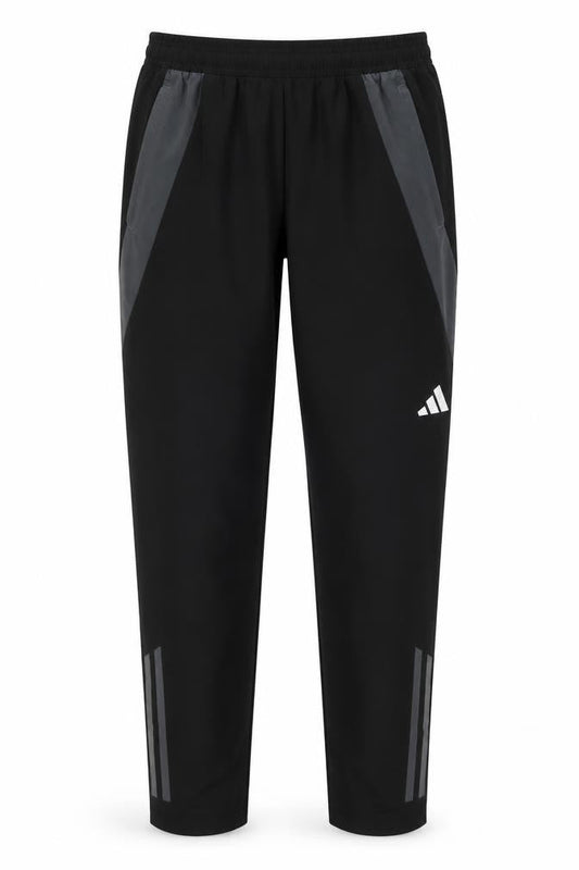 Adidas Womens Black Jogger Trousers M Regular Fit Reflective Sportswear