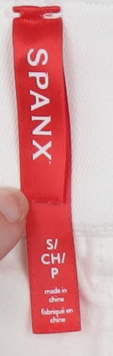 Spanx Women White Skinny Jeans Size S Slim Fit Stretch Denim
