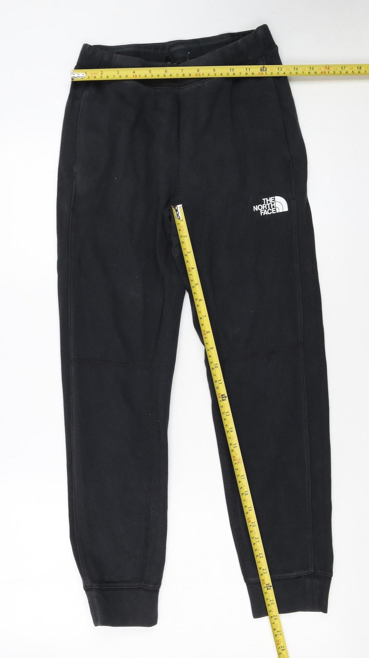 The North Face Boys Black L Jogger Sweatpants Elastic Waist Fleece
