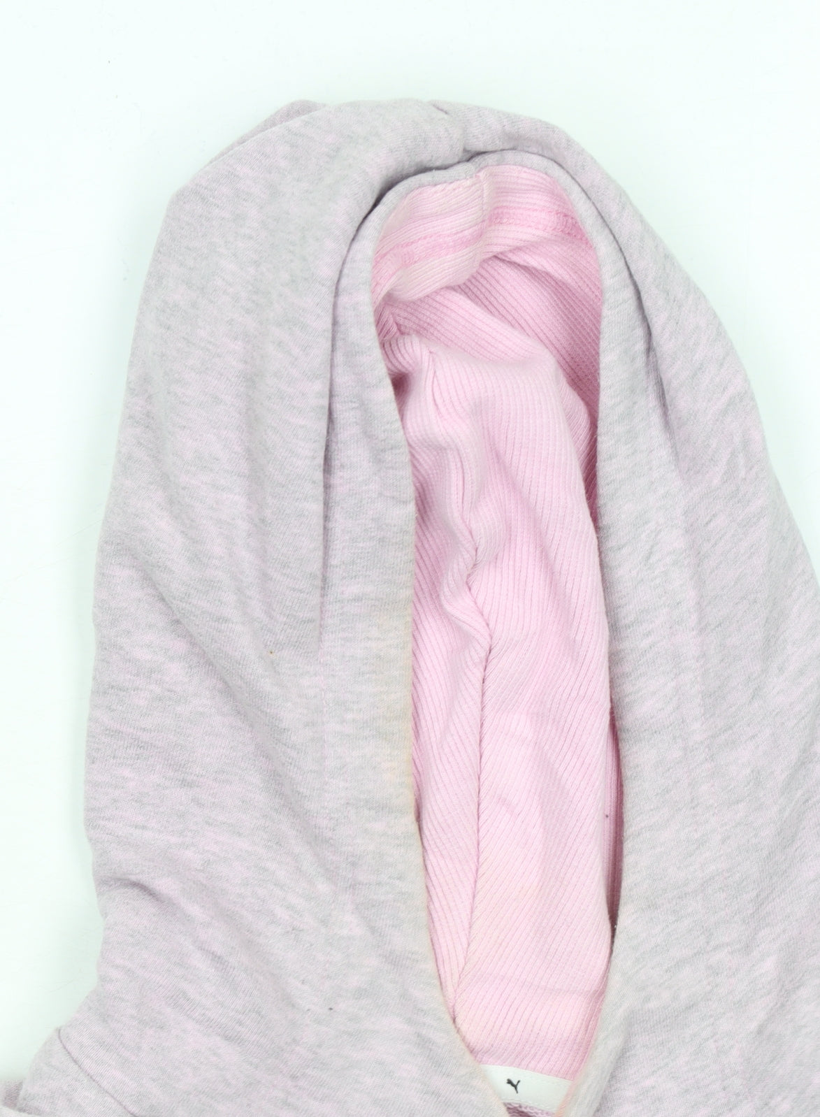 Puma Women's Pink Pullover Hoodie Small Cotton Blend