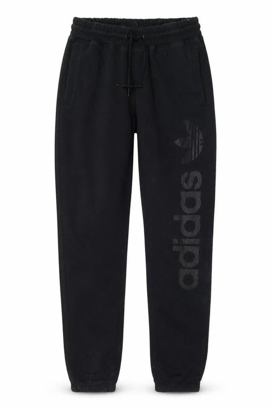 Adidas Womens Black Jogger Sweatpants S Tapered Fit Elastic Waist