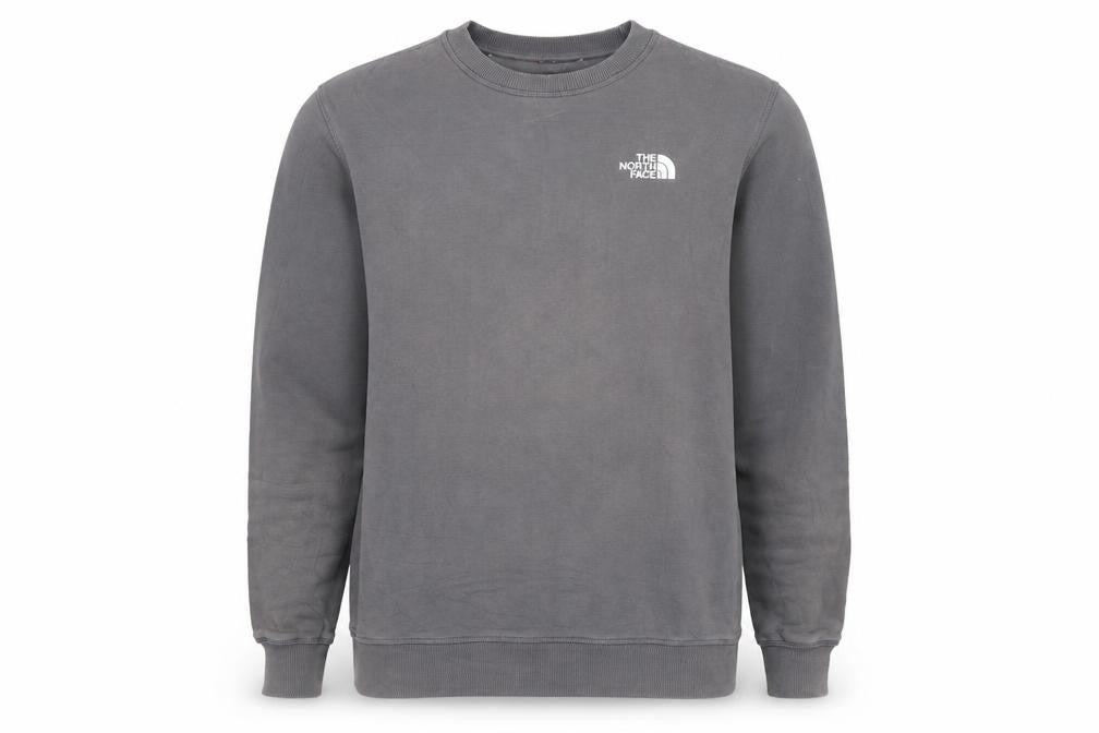 The North Face Men's Grey Crew Neck Pullover Sweatshirt S