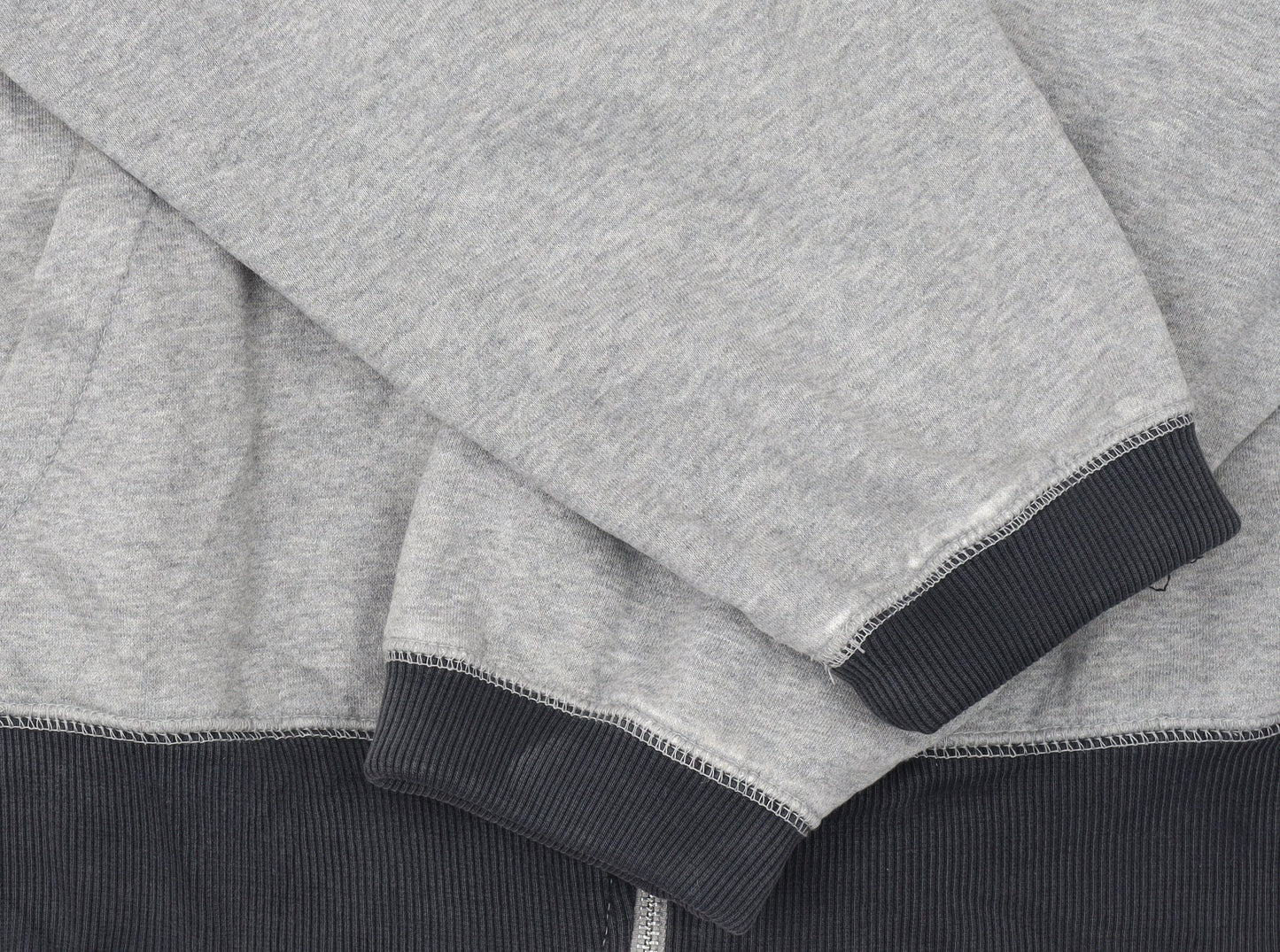 Nike Men's Grey Full Zip Hoodie 2XL Regular Fit Sportswear