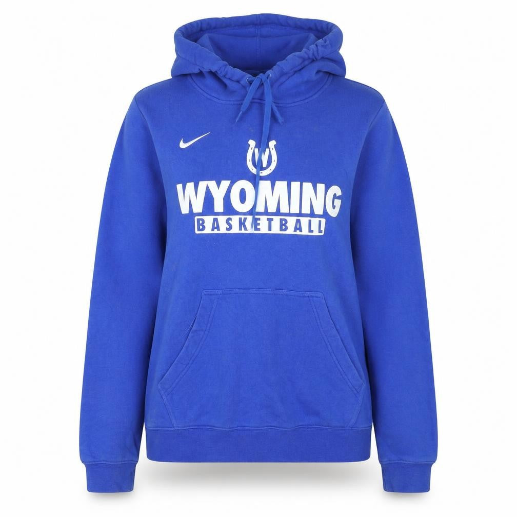 Nike Women's Blue Wyoming Basketball Pullover Hoodie Size L