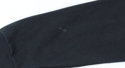 Additional view of Puma boys’ black crew neck pullover sweatshirt, size 12, years logo print
