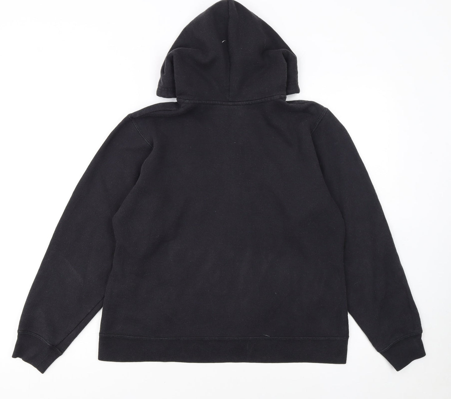 NFL For Her Panthers Black Full Zip Hoodie Women M Cotton Blend