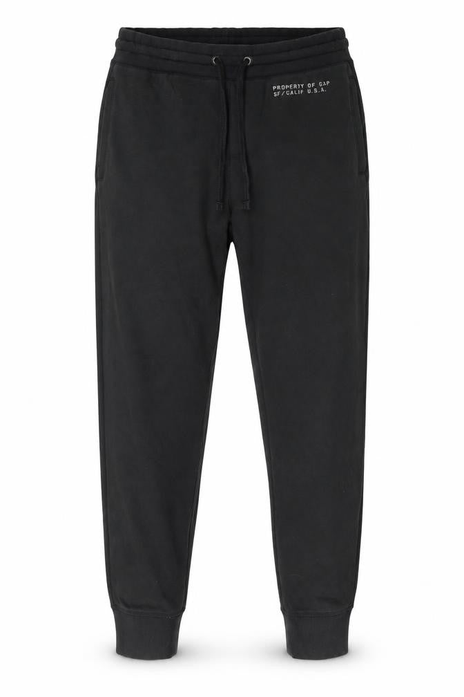 GAP Men’s Black Jogger Sweatpants S Regular Fit Cotton Blend