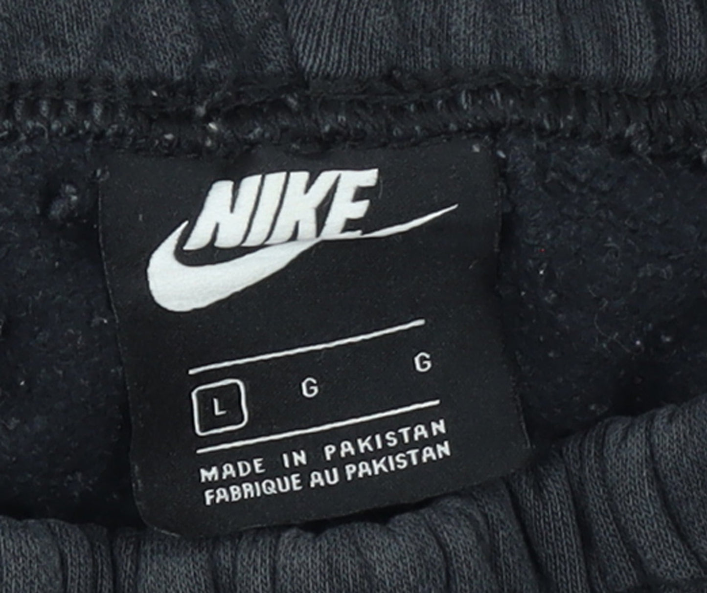 Nike Women’s Black Fleece Sweatpants L Tapered Fit Casualwear