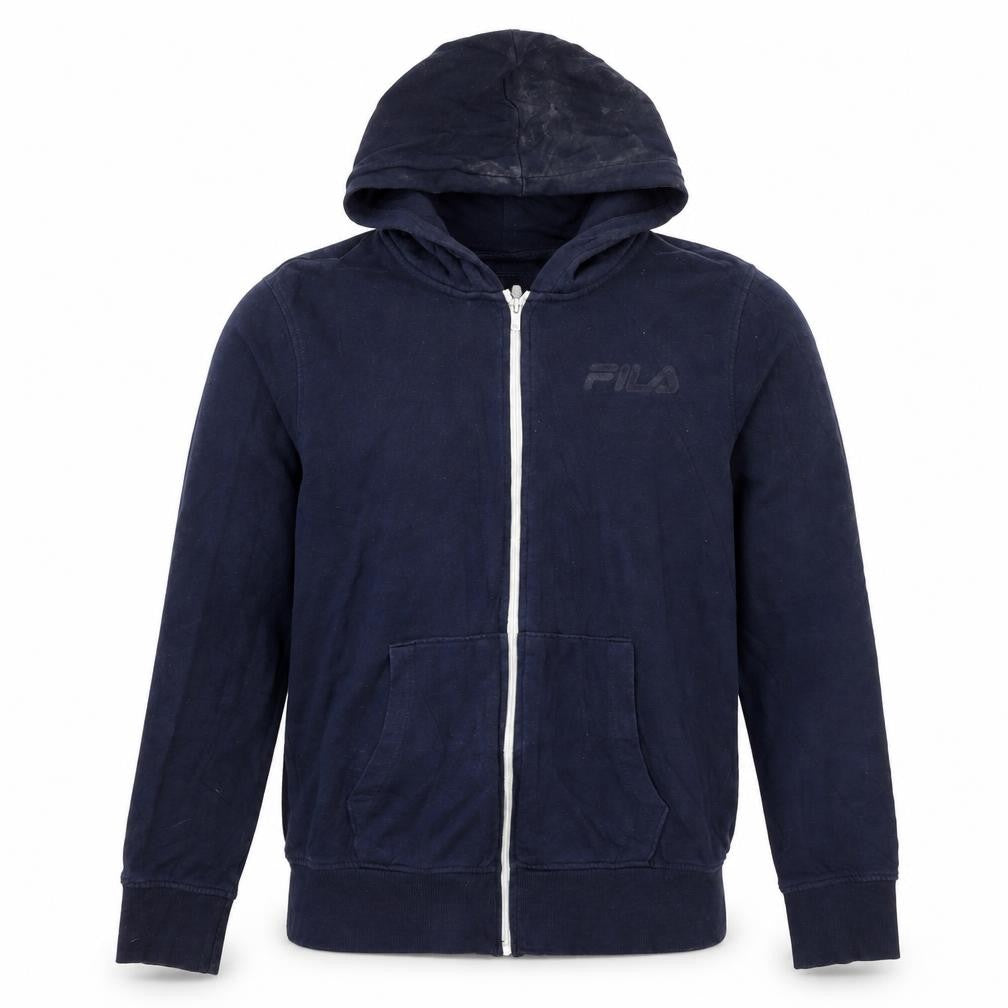 Fila Men's Blue Full Zip Hoodie Size S Regular Fit