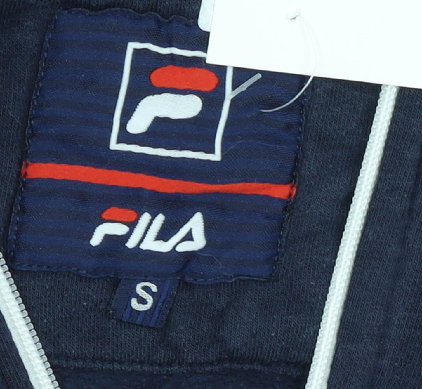 Fila Men's Blue Full Zip Hoodie Size S Regular Fit