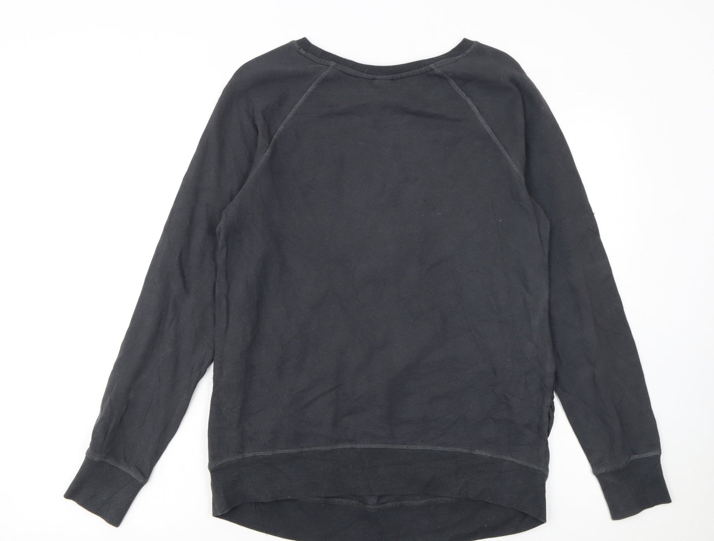 H&M Mama Disney Black Sequin Mickey Sweatshirt Women's UK 12 M