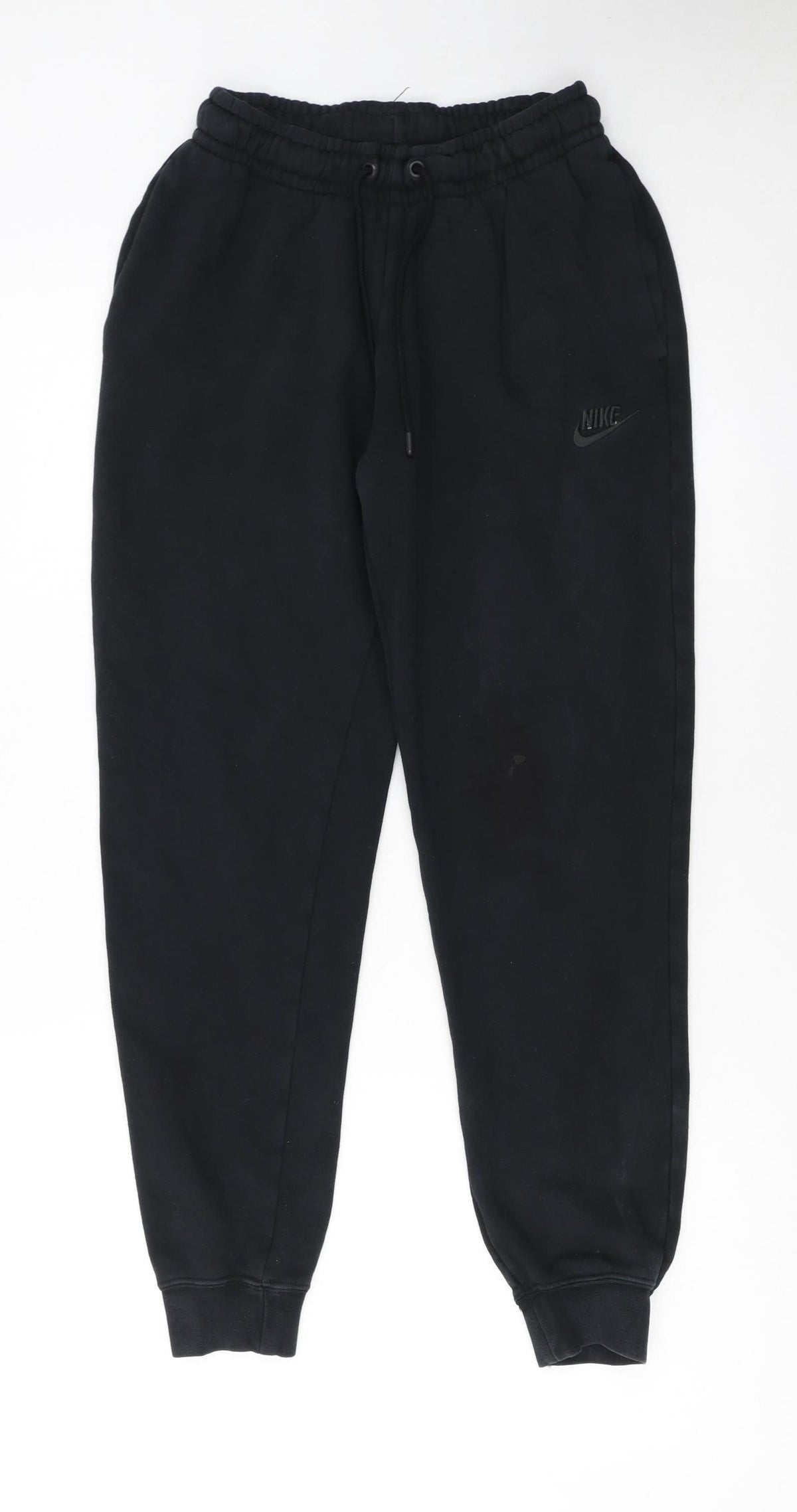 Nike Womens Black XS Fleece Jogger Sweatpants with Logo