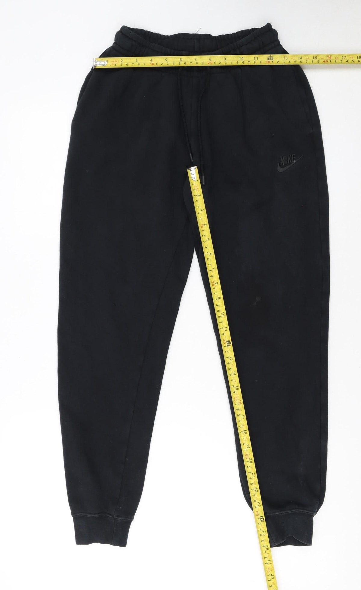 Nike Womens Black XS Fleece Jogger Sweatpants with Logo
