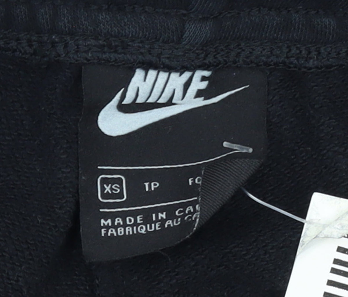Nike Womens Black XS Fleece Jogger Sweatpants with Logo