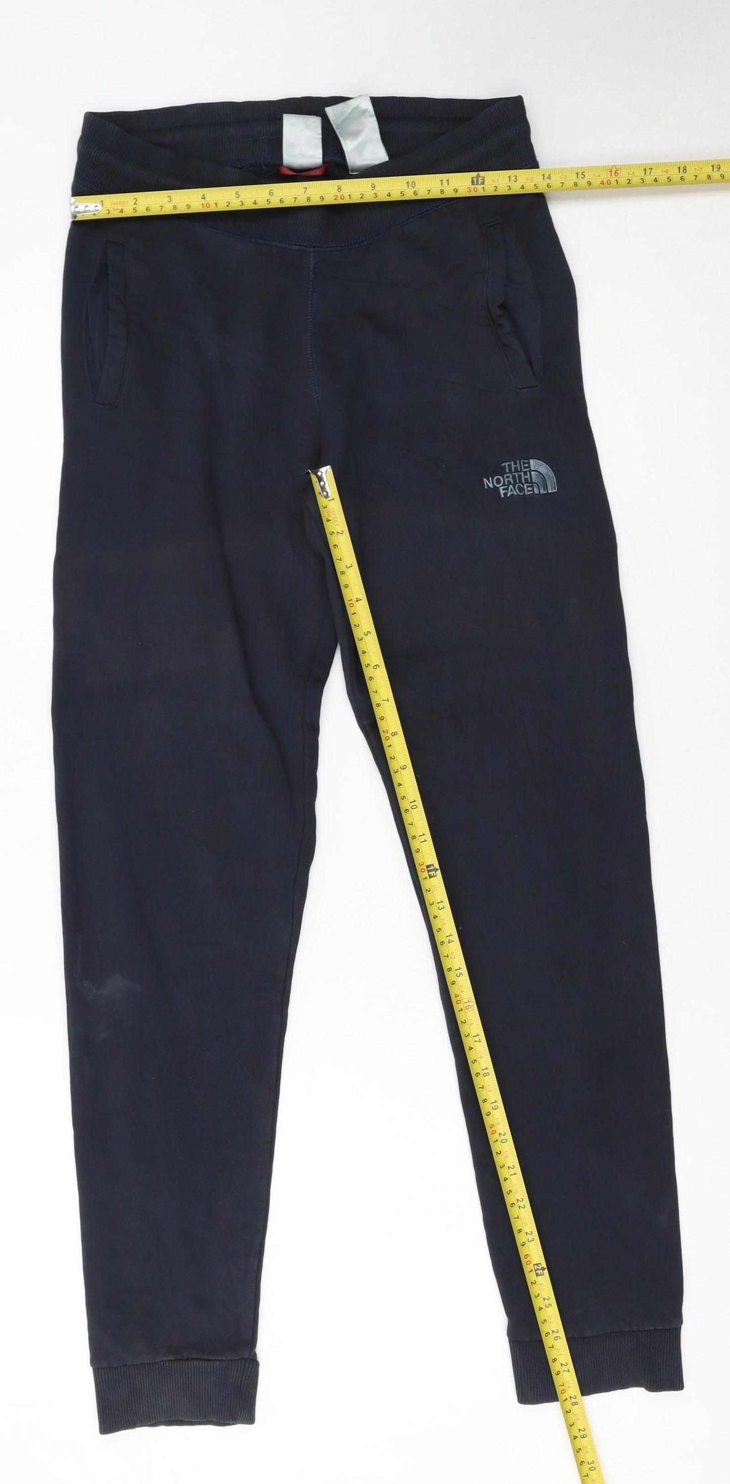 The North Face Boys Black Cotton Jogger Trousers 14 Years