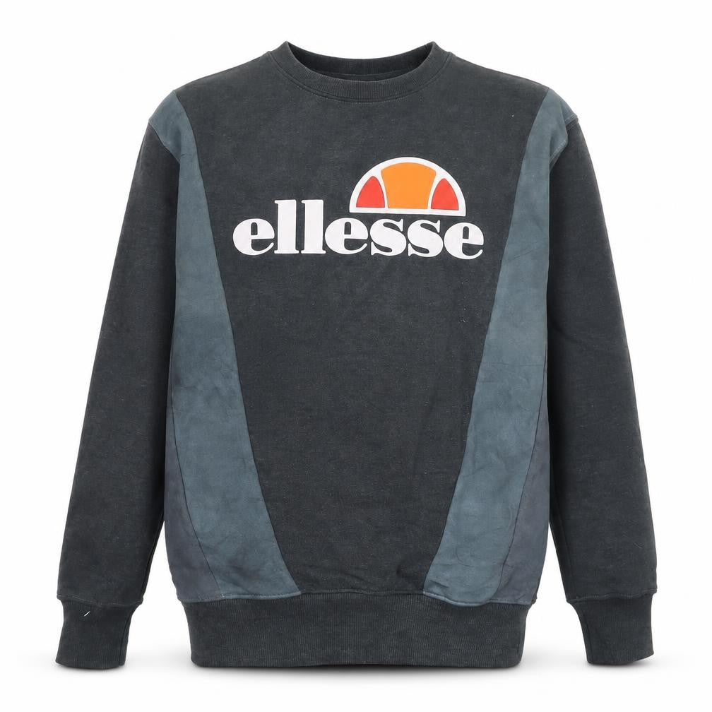 Ellesse Girls Black Logo Pullover Sweatshirt UK 6 Regular Fit