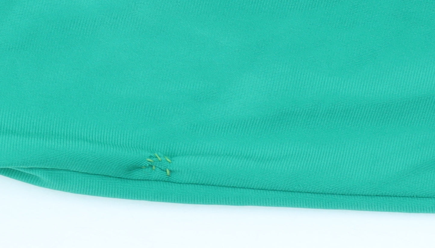 Puma Boys Green Track Jacket 14 Years Full Zip Lightweight Sportswear