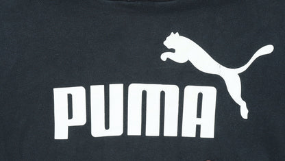 Additional view of Puma boys’ black hoodie 15-16 years pullover fleece logo sweatshirt