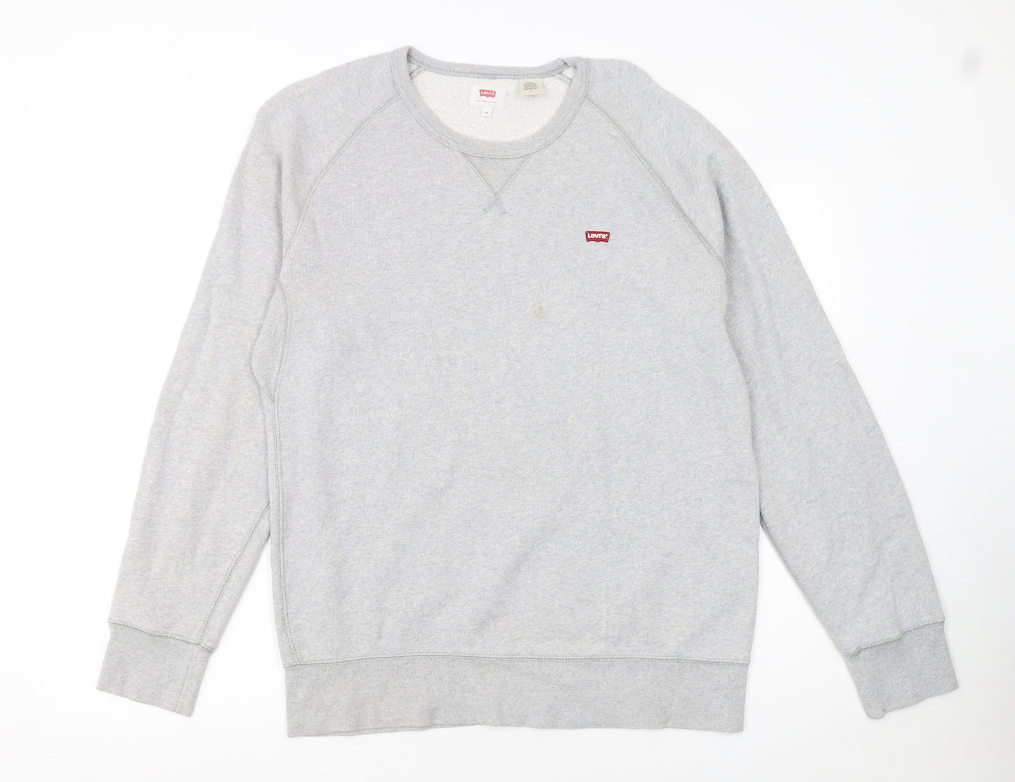 Levi's Men's Grey Crew Neck Pullover Sweatshirt Size M
