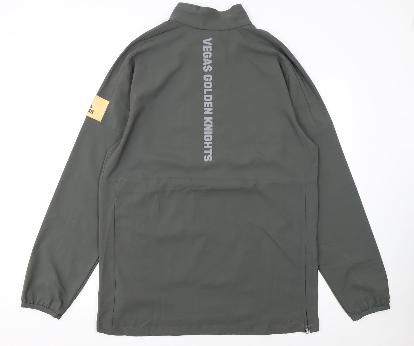 Adidas Men’s Grey Half Zip Vegas Golden Knights Sweatshirt Size S