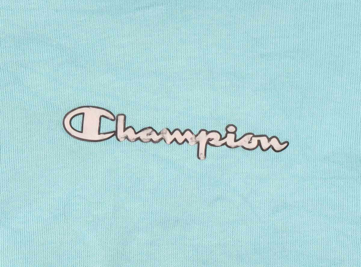 Champion Girls Blue Pullover Hoodie Size 13-14 Years Regular Fit