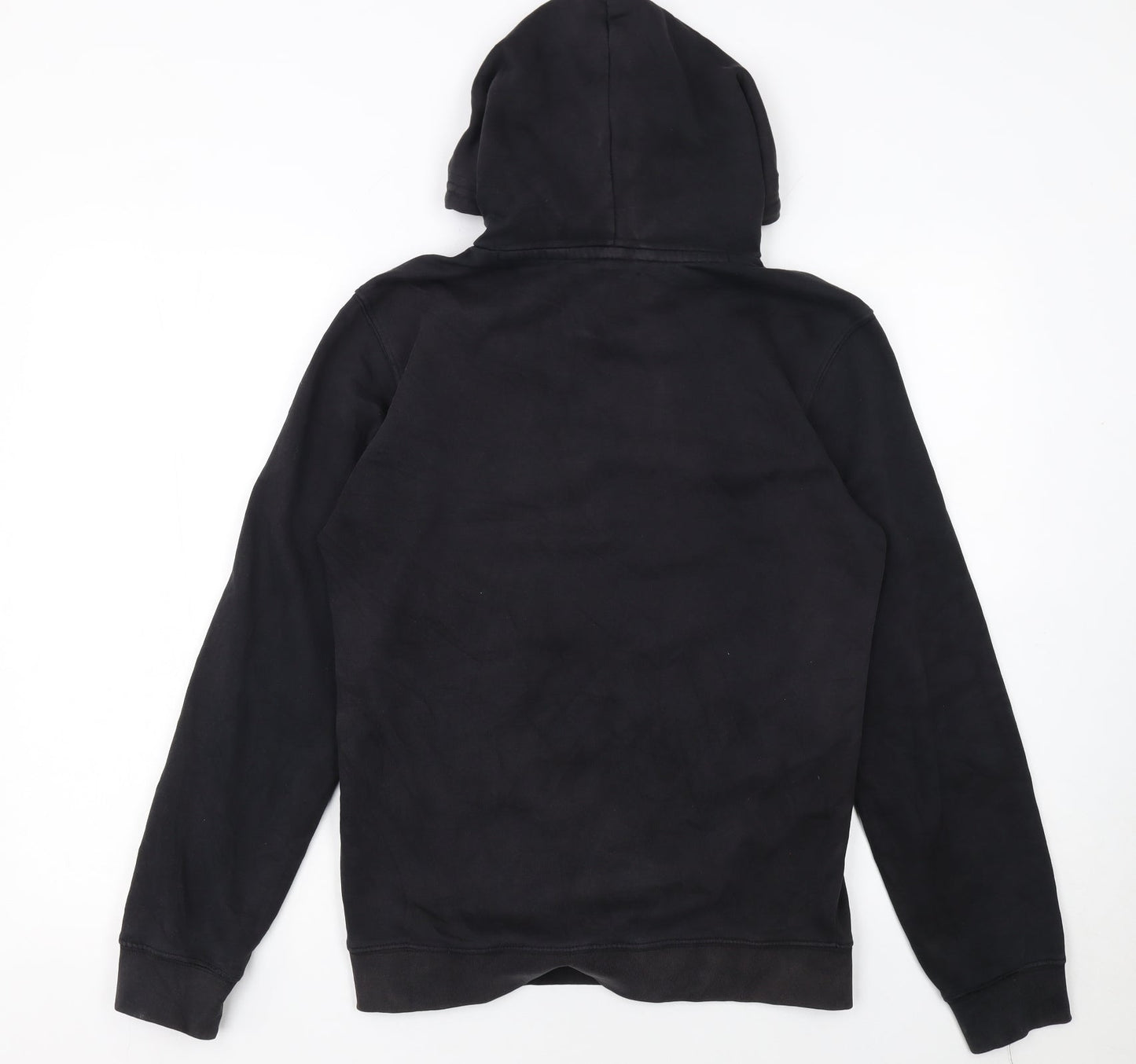 Champion Men's Black Pullover Hoodie Small Logo Fleece Sweatshirt