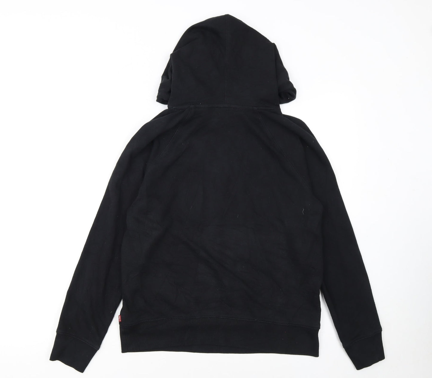 Levi's Women's Black Small Pullover Hoodie with Red Logo