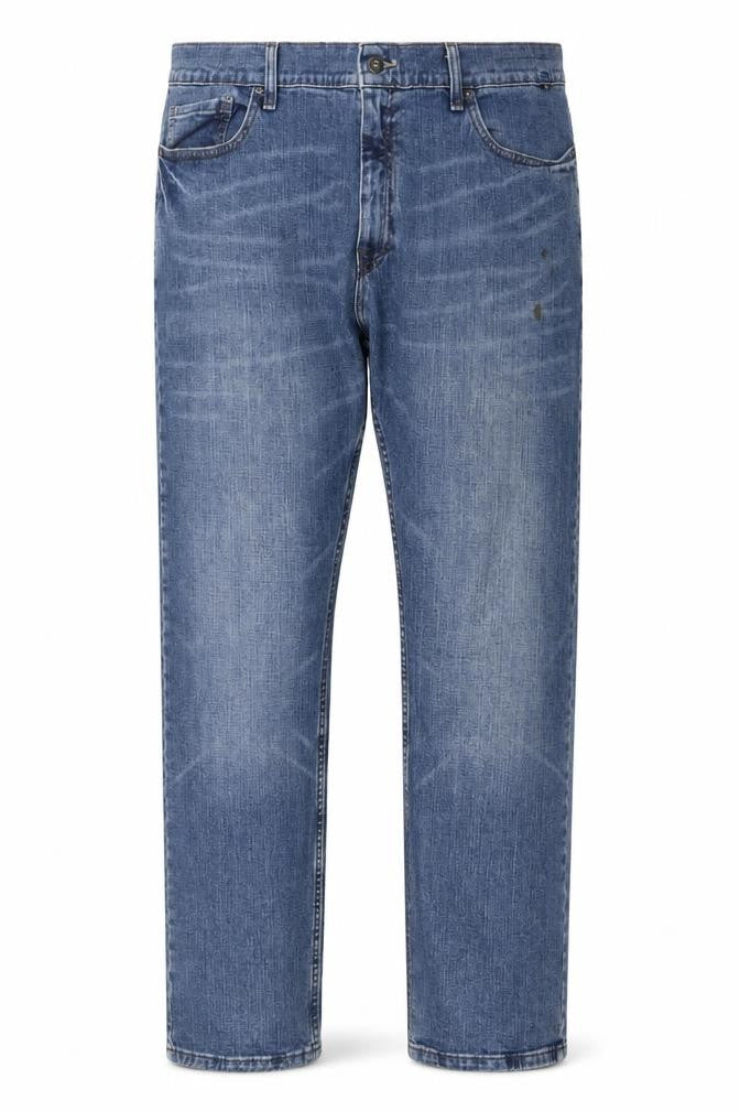Nautica Men’s Blue Relaxed Fit Stretch Denim Jeans 40x32 Straight Leg
