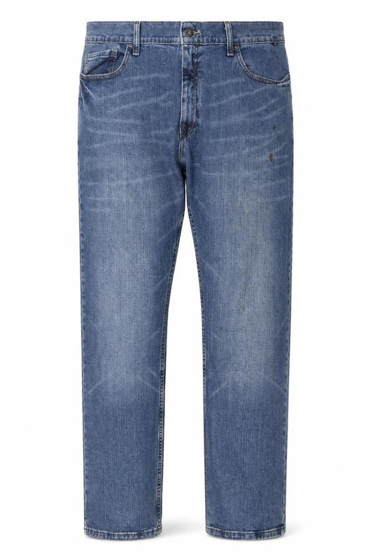 Nautica Men’s Blue Relaxed Fit Stretch Denim Jeans 40x32 Straight Leg
