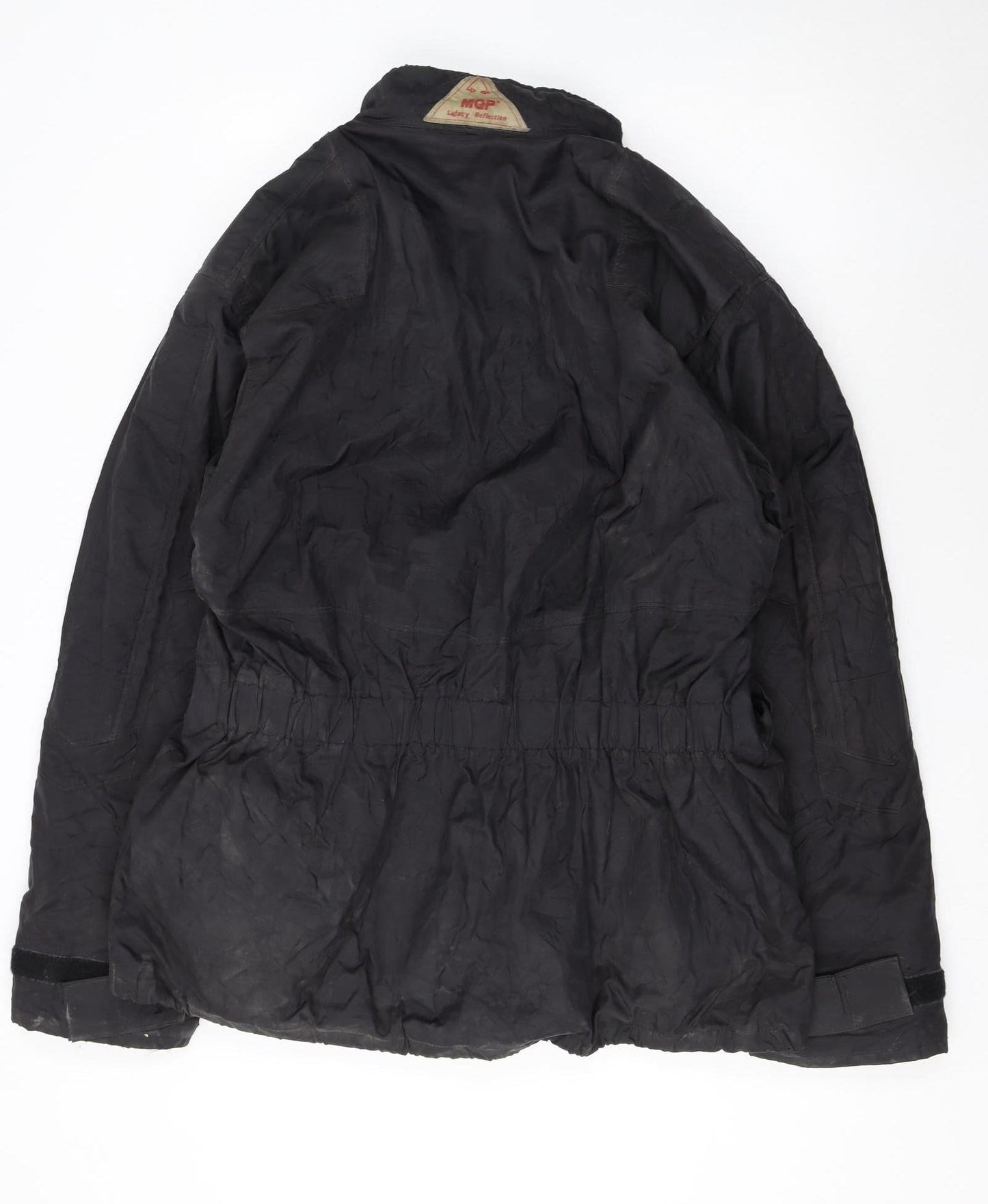 MQP Men’s Black 2XL Motorcycle Jacket Belted Waterproof Windproof