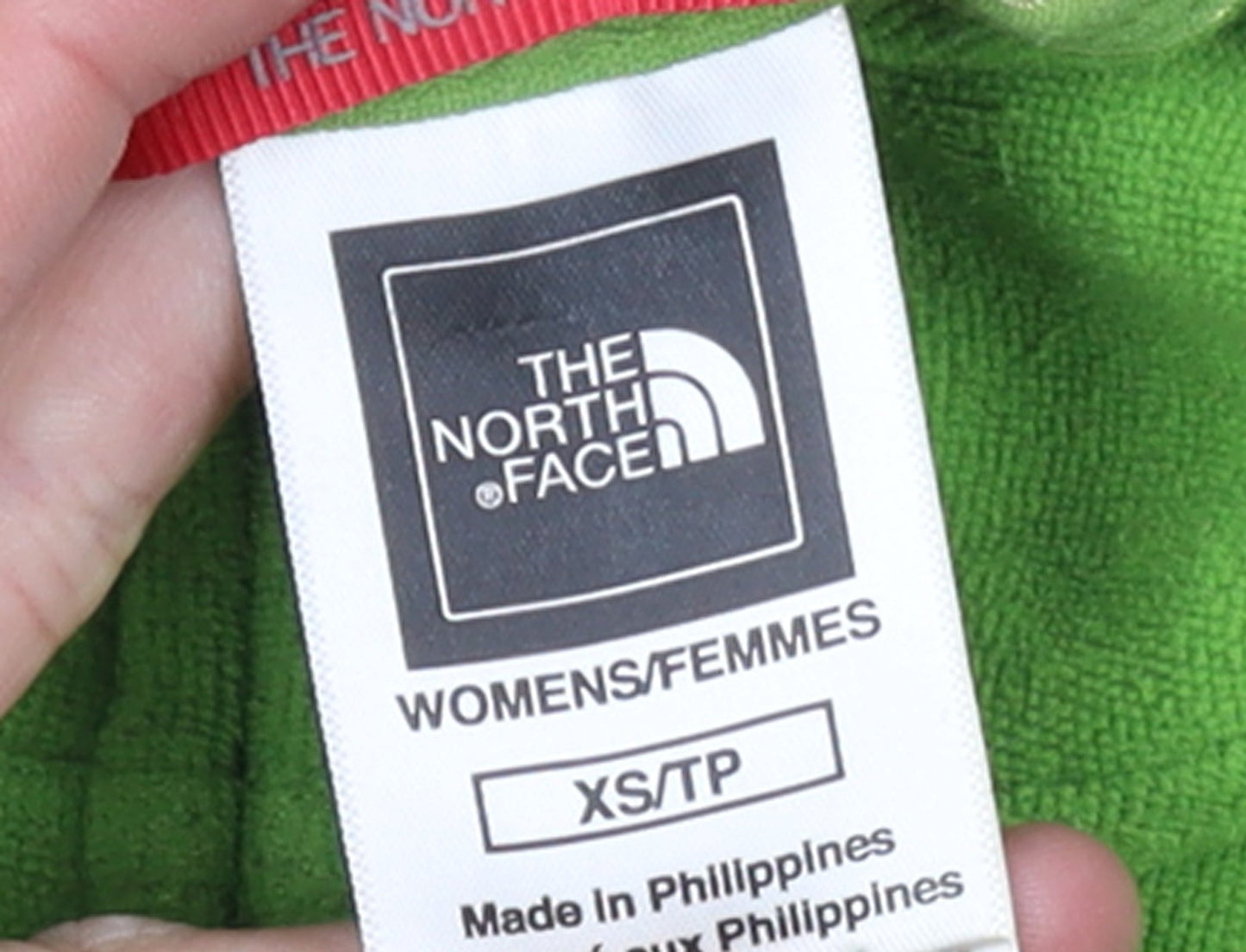 The North Face Womens Green XS Full Zip Fleece Hoodie