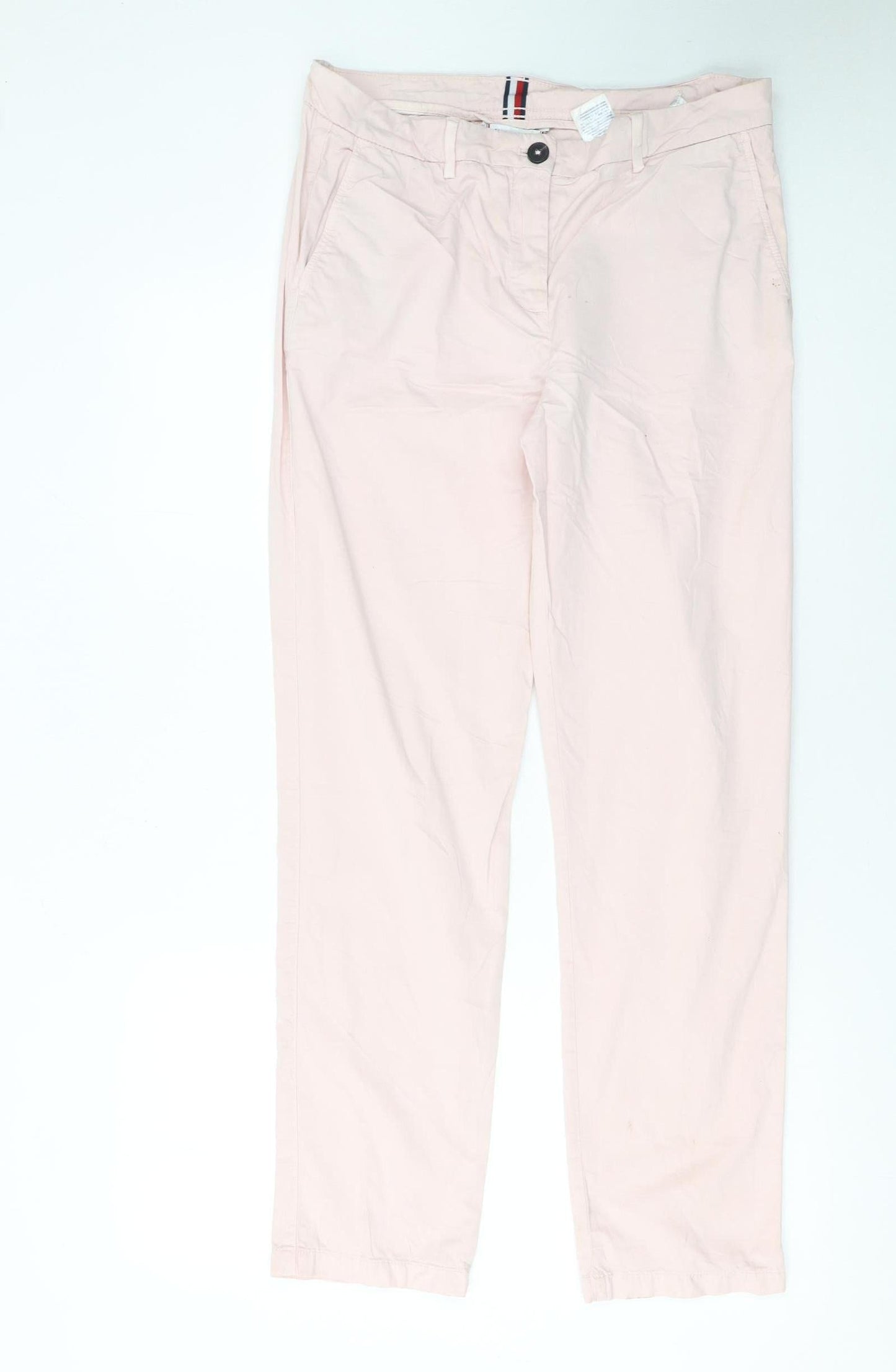 Tommy Hilfiger Women's Pink Chino Trousers Size 12