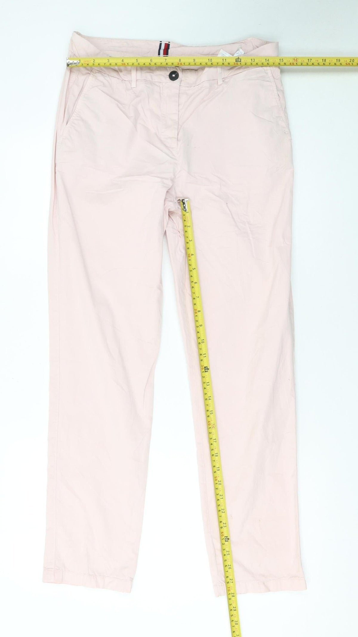 Tommy Hilfiger Women's Pink Chino Trousers Size 12