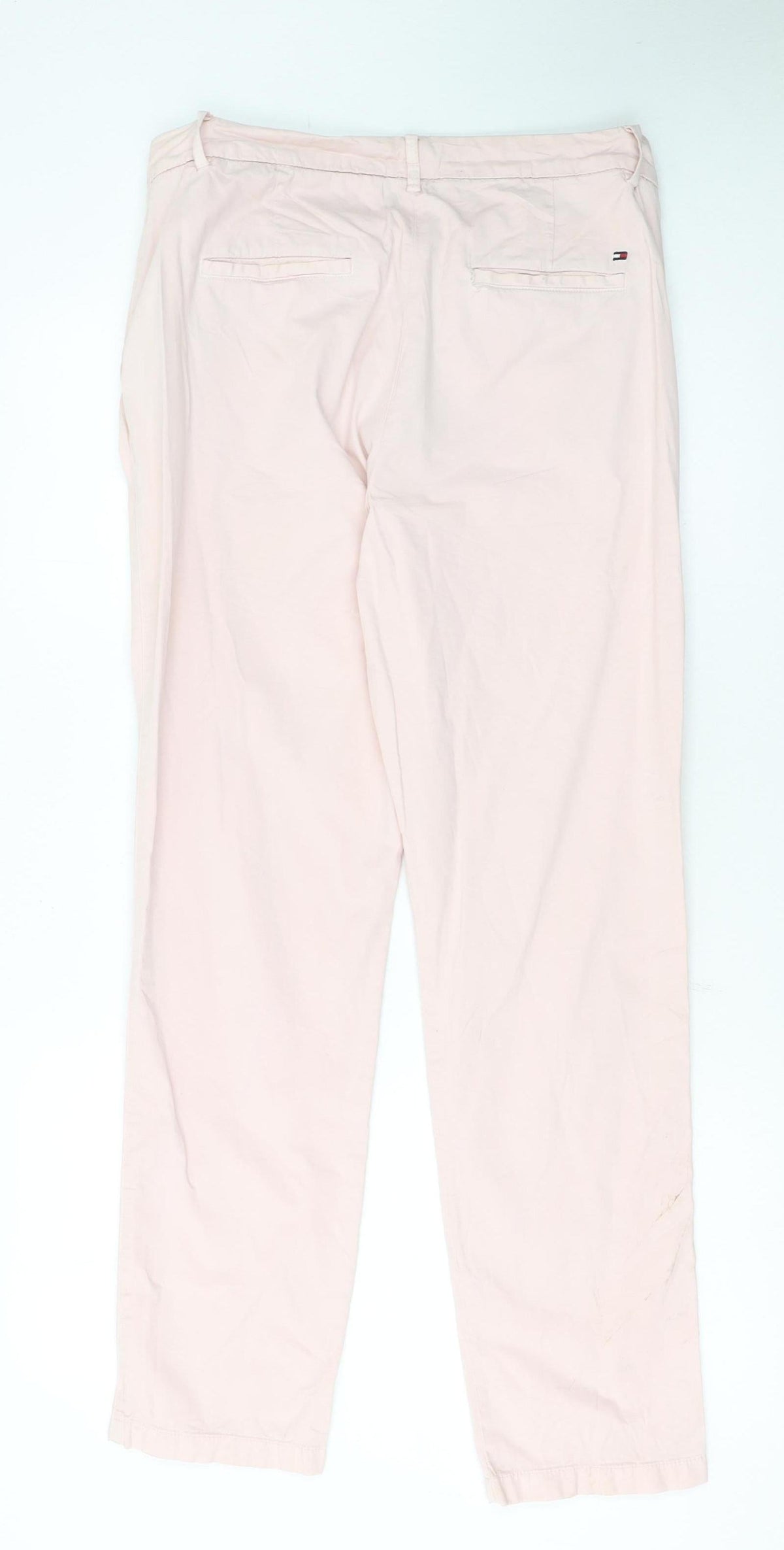 Tommy Hilfiger Women's Pink Chino Trousers Size 12