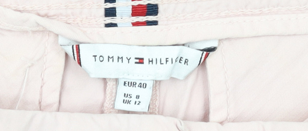 Tommy Hilfiger Women's Pink Chino Trousers Size 12
