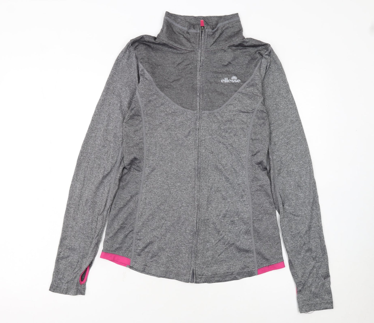 Ellesse Women’s Grey Size 12 Track Jacket Lightweight Activewear