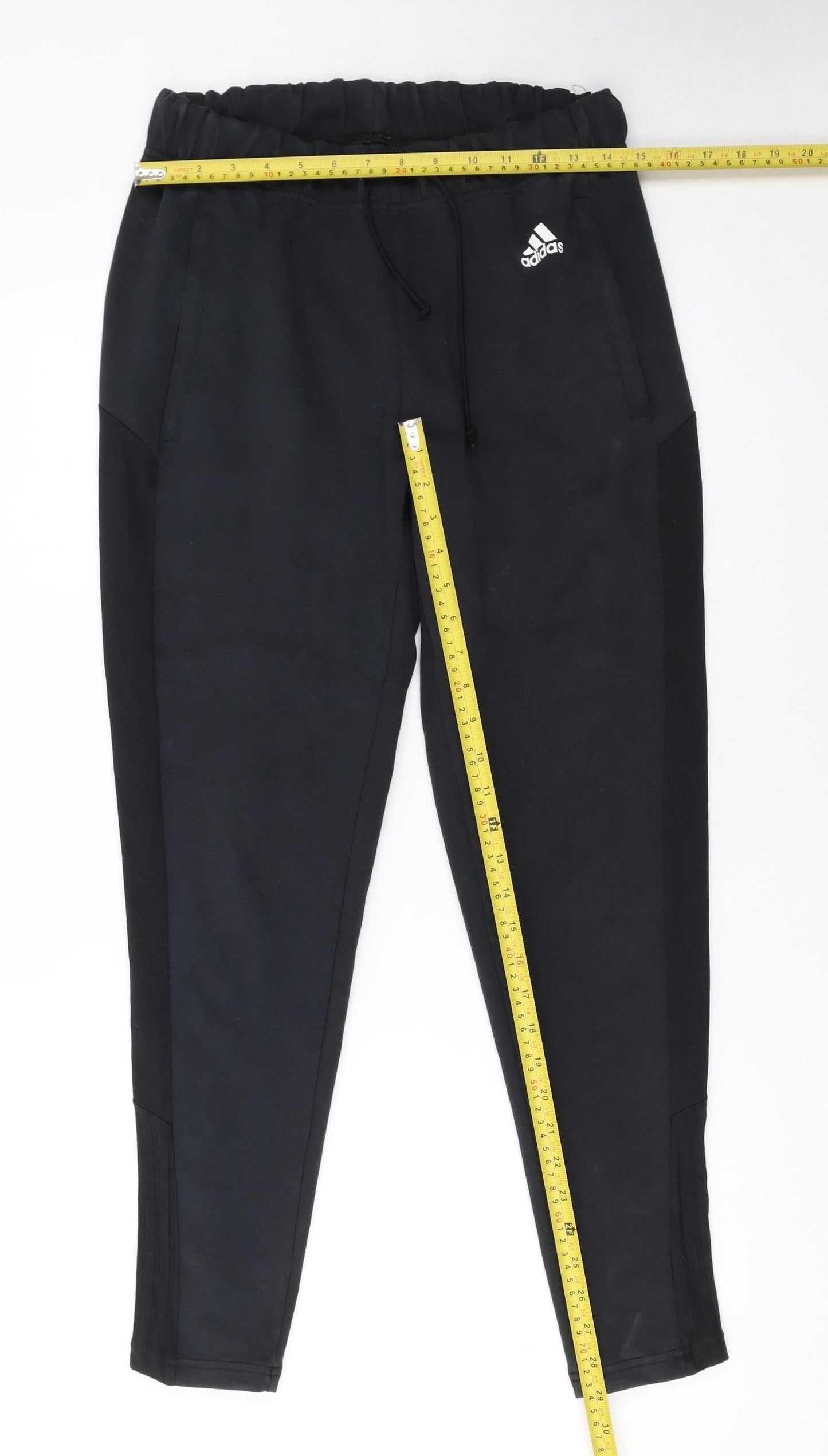 Adidas Womens Black Jogger Trousers Size S Regular Fit
