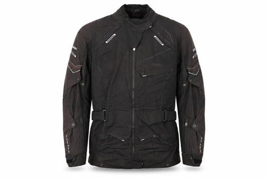 Modeka Men’s Black 40 Motorcycle Jacket Waterproof Windproof
