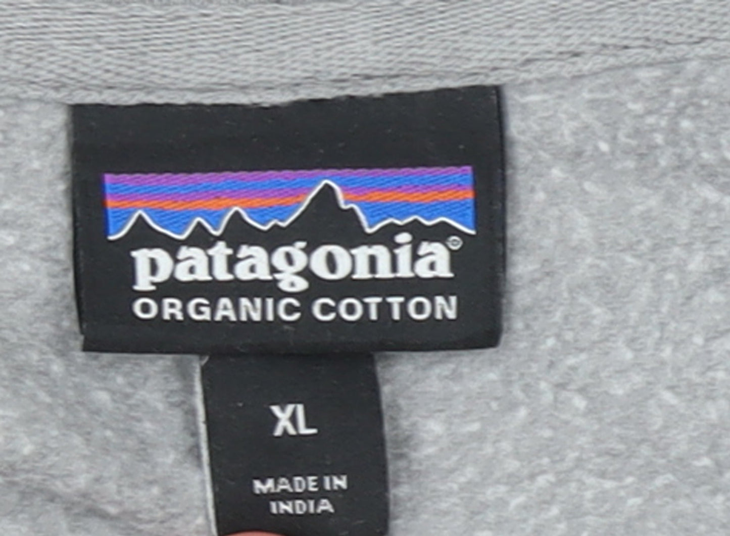 Patagonia Men’s Grey XL Full Zip Organic Cotton Hoodie