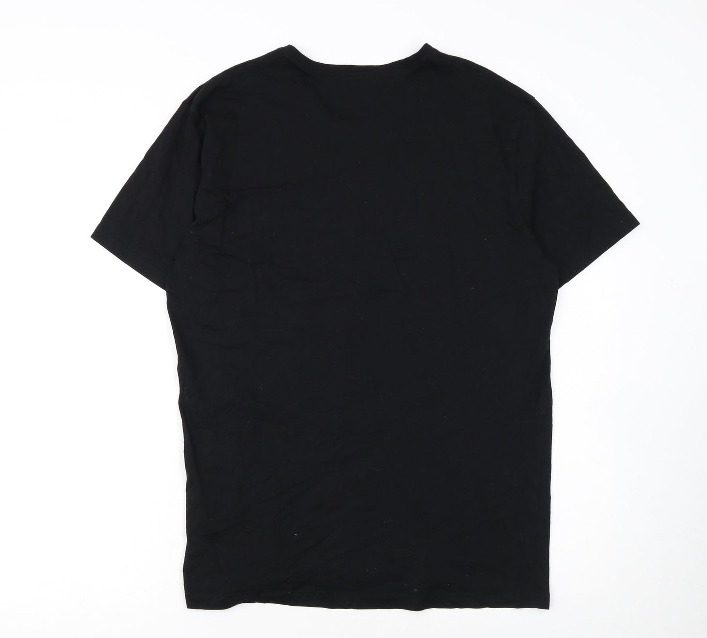 Hugo Boss Men's Black V-Neck Cotton T-Shirt XL