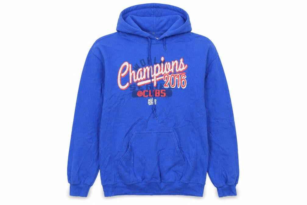 Campus Lifestyle Men's Blue Pullover Hoodie S Graphic Print Sportswear