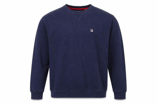 Fila Men's Blue Crew Neck Pullover Sweatshirt Size M
