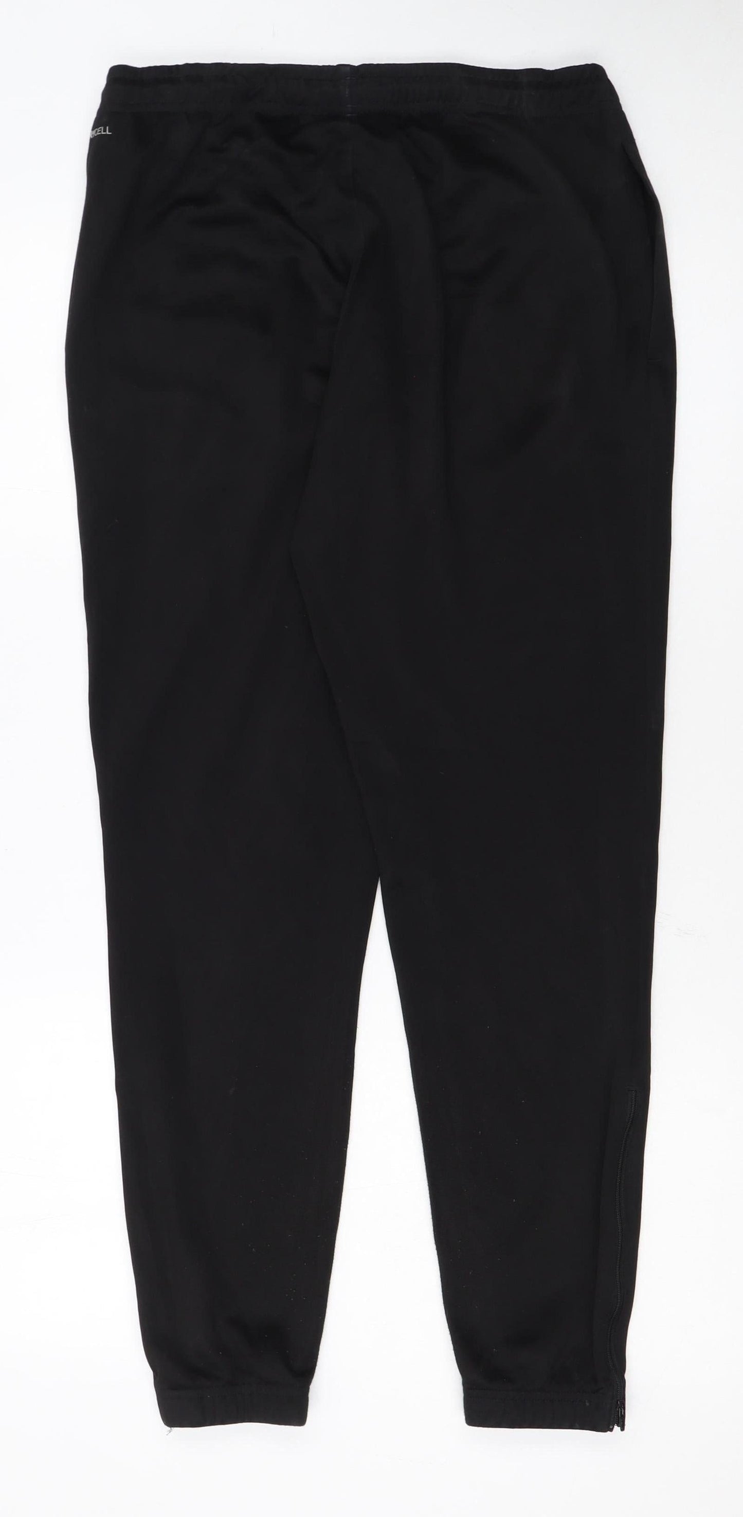 Puma Boys Black Jogger Trousers M Elastic Waist Activewear