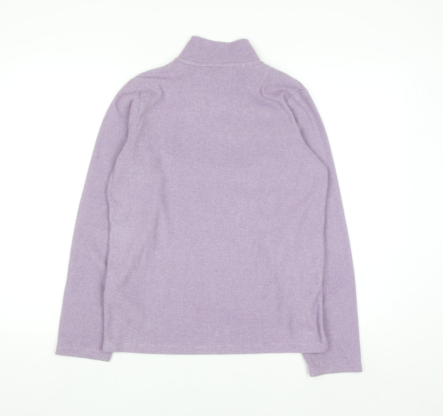 Peter Storm Girls Purple 1/4 Zip Fleece Sweatshirt Size 13 Regular Fit