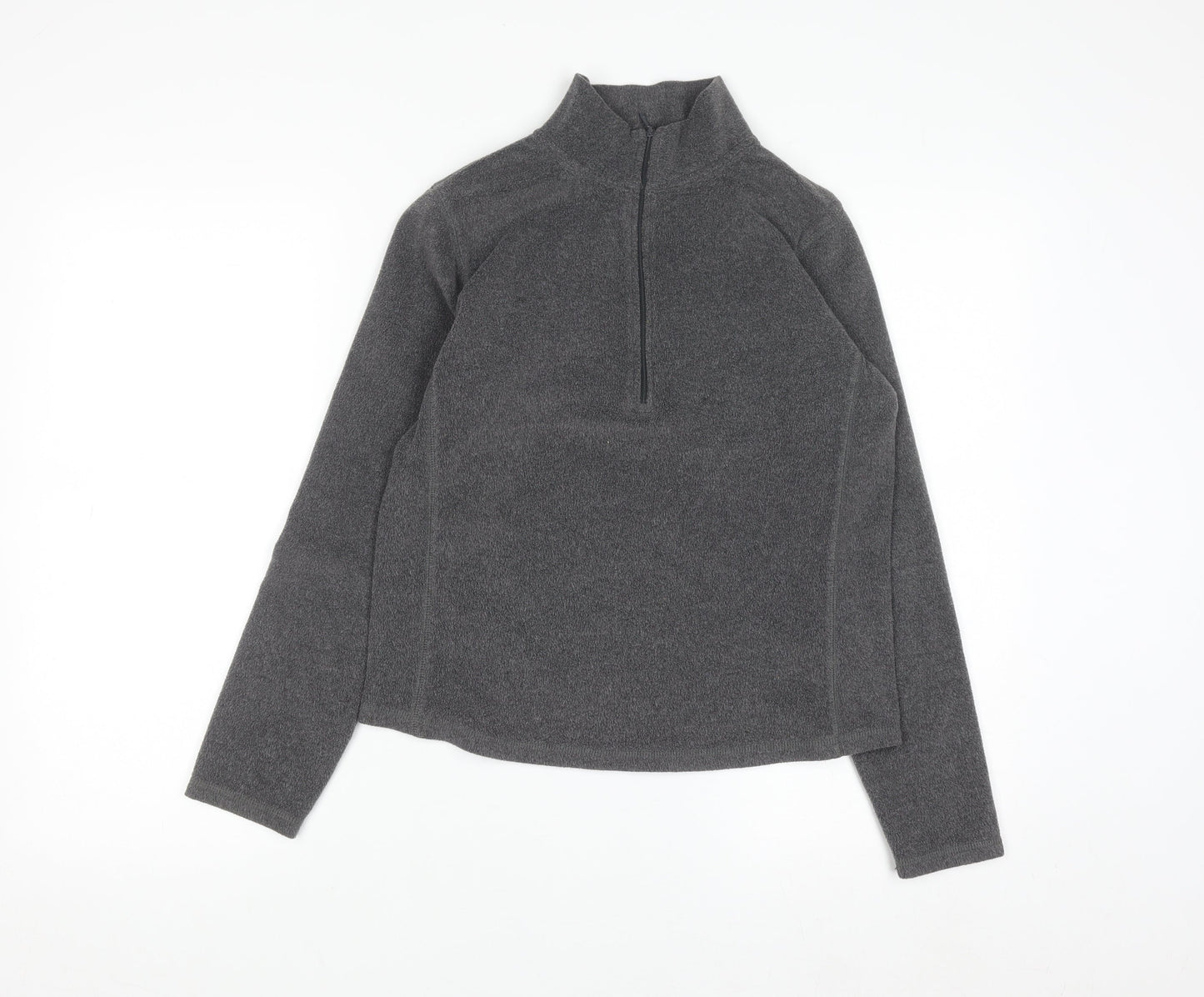 GAP Men’s Grey 1/4 Zip Fleece Sweatshirt Size M Regular Fit